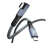 Cavo USB 4 certificato da 240 W, cavo Thunderbolt 4, cavo dati USB C da 40 Gbps, cavo di ricarica PD 3.1 140 W 240 W, cavo USB C video HDR 8K60Hz 4K144Hz per MacBook M1 M2, Mac mini, SSD, docking