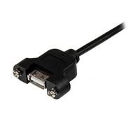 Startech Panel Mount Usb Cable A To A 91 Cm One Size Black
