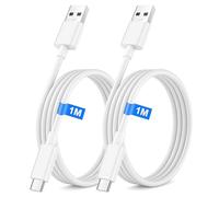 Cavo USB A a USB C, confezione da 2 pezzi, cavo di ricarica USB C per iPhone 17/16/15 Pro Max, Air, Plus, AirPods Pro 2/3, AirPods 4, iPad 10 generazione, Samsung Galaxy S25 S24 Ultra, cavo di