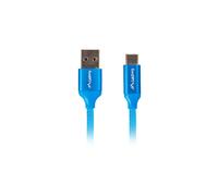 LANBERG Cavo USB 2.0 Maschio/USB C Maschio A Rapida Carica 3.0 1,8 m Blu
