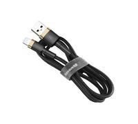 Cavo USB a Lightning - Baseus - Cafule - 1,5A - 1M - Nylon intrecciato - Oro-nero