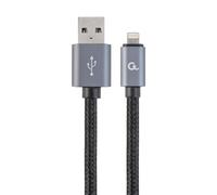Cavo USB A Lightning Gembird CCB-MUSB2B-AMLM-6 1,8 m Nero USB 2.0