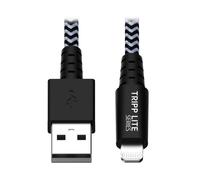Eaton Heavy Duty USB to Lightning Charging & Data Cable, Heavy Duty con giacca intrecciata, MFi Certified per iPhone, iPad e iPod - 6 piedi / 1,8 metri (M100-006-HD)