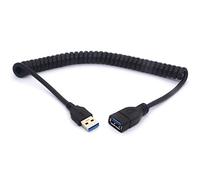 Cavo USB a spirale bobina USB 3.0 maschio a femmina cavo di prolunga 1,5 m/3,3 piedi