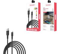 Cavo USB - A su Lightning per ricarica rapida - Nero