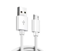 Cavo USB A USB B TPE 1 m Bianco Ricarica Rapida 3A 480Mbps - Cavo Sincro Dati per Smartphone, Tablet, GPS & Fotocamere, Caricabatterie Universale