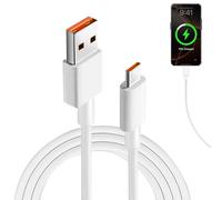Cavo USB a USB C, 120 W Caricabatterie Rapido per Xiaomi per Ricarica e Trasferimento Dati, 120 W Cavo Tipo C 1,5 m per Xiaomi 12 Lite 12 X 11t, Redmi Note 11 11s Pro, Poco, Black Shark