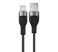 Cavo USB-A - USB-C 3A con organizer magnetico da 1,2 m - nero