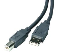 Cavo USB A verso USB B Vivanco VVITXUSB18ABMMK 1,8 m USB 2.0 Grigio