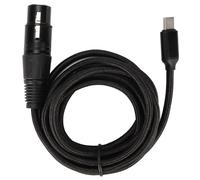 Cavo USB a XLR Femmina per Microfono Plug and Play Hifi a Basso Rumore Compatibile con Computer Software di Registrazione Lunghezza 2m (8 Piedi)
