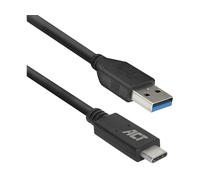 ACT Cavo da USB a USB C da 1 m, USB 3.0, PD 60 W USB A a USB C Cavo Ricarica rapida, Velocità dati 5Gbps - AC7416