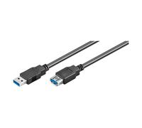 Cavo USB ad alta velocità Ewent EC1007 USB 3.2 Gen 1 A maschio/femmina nero da 1 m
