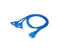 Akyga AK-CA-62 cavo USB USB 3.2 Gen 1 (3.1 Gen 1) 65 m USB 3.0 19-pin 2 x USB 3.0 Blu - Nouvo