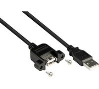 CAVO USB ALCASA 2.0 da USB A Maschio a USB A Femmina 1,8 m