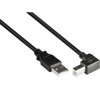 Alcasa USB A/USB B, 5 m 5 m USB a USB B Nero - Cavo USB (5 m, USB a, USB b, Maschio/Maschio, Destro, Angolo, Nero)