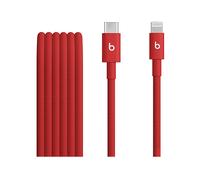 Beats in tessuto intrecciato da USB-C a Lightning Cavo, ricarica rapida, resistente e antigroviglio, caricatore compatibile per dispositivi Apple con porte Lightning (1,5 m) - Rosso rapido