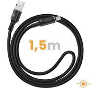 Cavo USB Avizar KBL-HL-LED-MICUSB 1,5 m Nylon Indicatore LED
