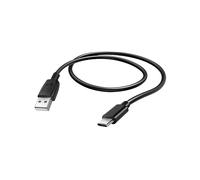 Avizar Cavo USB a USB-C 2A Compatibile Android Auto e Apple Carplay 0,5m, Nero