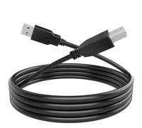 Cavo USB B per controller DJ Midi, tastiere, campionatori, pad effetti, Syntesizers Numark, Pioneer, Native Instruments, Traktor, Denon, Akai a MacBook Dell HP, 1 m