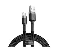 CAVO USB BASEUS Baseus CATKLF-UG1 Cavo USB-A a USB-C 3 m Nero Intrecciato 2 A