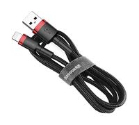 Baseus CALKLF-B19 cavo per cellulare Nero Rosso 1 m USB A Lightning (Baseus Cafule Lightning-kabel - Lightn) NEW