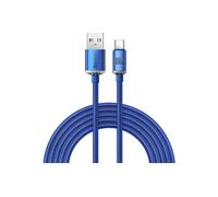 Cabo Baseus USB per Tipo C Pd100W Power Delivery Crystal Shine Cajy000503 2M Blu