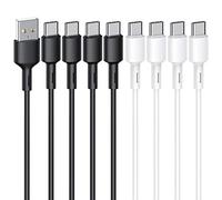 Cavo USB C 1 m 8 Pezzi TPE Cavo di Ricarica e Dati USB tipo C Compatibile con Samsung Galaxy S10 S9 S8 Plus, Huawei P30 P20, Google Pixel, Sony Xperia XZ, OnePlus 6T, LG G5 G6
