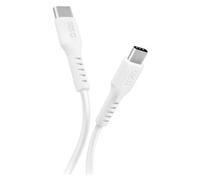 SBS Cavo USB-C 25W Power Delivery, Ricarica Veloce e Trasferimento Dati 480Mbit/s, Compatibile con smartphone e tablet, Lunghezza 1m, Antigroviglio, Bianco