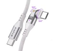 Cavo USB-C 240W Per Honor 400 Lite Pro X6C 200 Con Rotazione E Ricarica Veloce