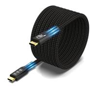 Cavo USB C 3.2 Gen 2X2 20Gbps, Tipo C 4K@60Hz UHD Video 5A/240W PD3.1 Fast Charge Cord with E-Marker Compatible with Thunderbolt 3/4 MacBook pro Samsung Galaxy Pixel Dell Monitor ecc