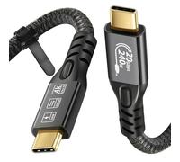 Cavo USB C 3.2 Gen 2X2 20Gbps, Tipo C 4K@60Hz UHD Video 5A/240W PD3.1 Fast Charge Cord with E-Marker Compatible with Thunderbolt 3/4 MacBook pro Samsung Galaxy Pixel Dell Monitor ecc