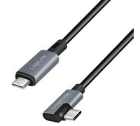 Logilink Cavo HighSpeed E-mark PD USB-C™ Maschio Angolato/USB-C™ Maschio Dritto
