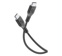 Cellularline USB cable 5A - USB-C to USB-C Cavo 5A da USB-C a USB-C per la ricarica e sincronizzazione dati Nero