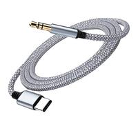 Cavo USB C a Aux 1.2M,Tipo C a 3.5mm Jack Macho Audio Adattatore per Compatibile con iPad Pro 2022, Samsung Galaxy S23/S22, Google Pixel, per Cuffie, Auto, Alta Qualità Sonora, Nero