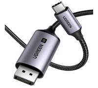 UGREEN Cavo USB C a DisplayPort 1.4 8K 60Hz 30Hz 4K 240Hz 144Hz HDR VRR Thunderbolt 4 3 DP1.4 Compatibile con iPhone 16 Plus Pro Max Mac mini M4/M4 Pro MacBook M4 Pro Max iPad Pro Air Galaxy S24(2M)