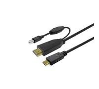Cavo USB-C a HDMI - VIVOLINK - PROUSBCHDMIUSBB5 - 5m - Nero - Trasmissione dati e alimentazione