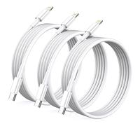 Cavo USB C a Lightning da 20 W, cavo di ricarica veloce per iPhone, confezione da 3 pezzi, certificato Mfi USB-C Apple Power Rapid Charger per iPhone 14/13/12/12 Pro Max/11/11Pro/XS/Max/XR/X/8/8Plus/iPad-Bianco