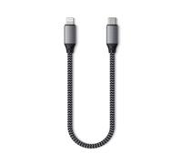 Satechi Cavo da USB C a Lightning - Certificato Apple MFi - Cavo di ricarica rapida per iPhone - per iPhone 16 Pro Max/16 Pro/16/16 Plus,iPhone 15 Serie, AirPods Pro, AirPods 3/2/1 (10 pollici/25 cm)