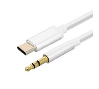 Cavo USB C a Mini Jack 3,5 mm Audio Ausiliario 1 metro Compatibile con Xiaomi Redmi Note 15R. Collegare il vostro cellulare al vostro auricolare, altoparlante, autoradio