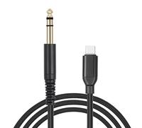 Cavo USB C a TRS da 1/4 di Pollice, Adattatore Audio da Tipo C a 6,35 Mm Cavo Audio Stereo Jack Ausiliario da 1/4 di Pollice per Amplificatore, Mixer, Altoparlante (1 m / 3,3