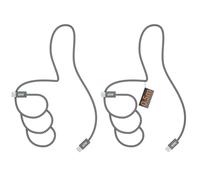 Cavo USB C a USB C 0 5 m, 60 W PD 3.0 di ricarica rapida da tipo C a tipo C, compatibile con iPhone 16/15 Pro Max, MacBook Pro, iPad Pro 2020, MacBook Air, Galaxy S24 S23 A55, Huawei P30, 2 pezzi