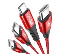 Cavo USB-C a USB-C [100 W, 2 pezzi 3 m], USB C [20 V/5A] Cavo di collegamento a fili saldati per MacBook, MacBook Pro, MacBook Air/iPad Pro 2019/2018, Pixel 3, Samsung Note 20 laptop tipo C