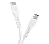 SBS Cavo USB-C 1 Metro, Tecnologia Power Delivery (PD), Supporta fino a 25W, Cavo Antigroviglio, Ricarica e Trasferimento Dati 480Mbit/s, Compatibile con Dispositivi USB-C, Bianco