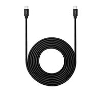 Cavo USB C a USB C da 4,6 m, RoFI 60 W di alimentazione extra lungo ed estremamente resistente, compatibile con MacBook Pro/iPad Pro/Galaxy S20/Switch/Pixel/LG e altri caricabatterie USB C (nero)