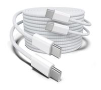 Cavo USB C a USB C Ricarica Rapida: [1M] 60W Cavo USB Tipo C 3A Nylon Intrecciato Cavo USB C Caricatore Cavo Compatibile con iPhone 16 15 Pro Max Samsung S24 S23 iPad MacBook Pro/Air (1m*2)