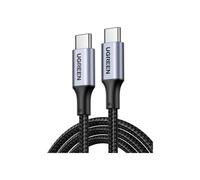 Cavo USB-C a USB-C Ugreen Us316 2 m, Ricarica Rapida PD 100W, Intrecciato Nylon Nero