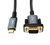 Cavo USB-C a VGA Full HD 1080p Plug and Play lunghezza 1 metro e 80 LinQ