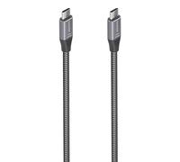 Cavo USB-C AISENS A107-0875 3 m 20 Gbps 100 W grigio alluminio