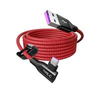 Cavo USB-C angolato a 90 gradi 100 W ricarica rapida per Honor 400/200/Magic 7 8 Pro, cavo Type-C 1,8 m ricarica dati rapida per Honor Magic 6 7 200 400 Lite/Smart X5c X6b X6c X8d X9c Pad 10 X9a X8a