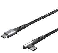 Cavo USB-C Angolato a USB-C 1m 60W Ricarica Dati - Goobay ICOC MU3C-910-TS
